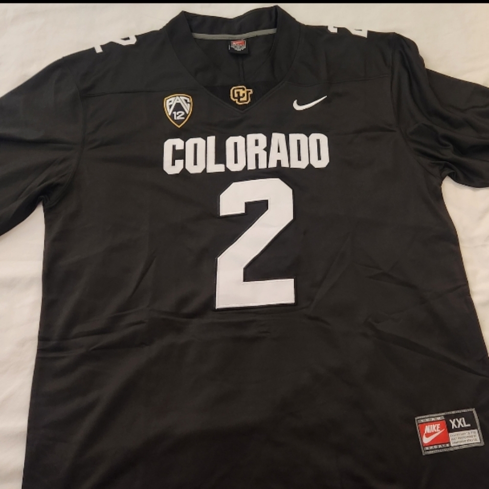BRAND NEW COLORADO BUFFALOES SHEDEUR SANDERS #2 JERSEY SIZE 2XL